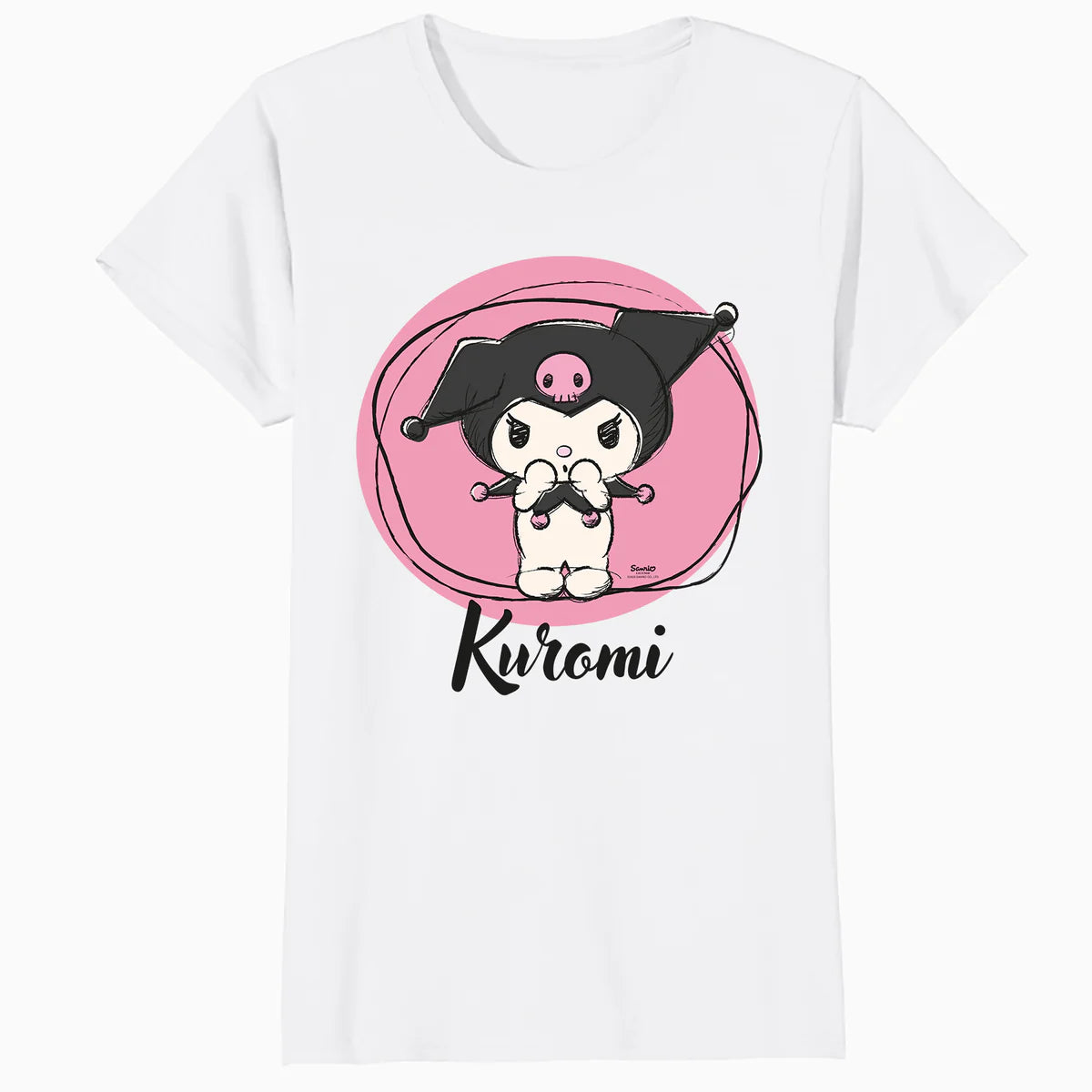 Hello Kitty Kuromi Sweet Naughty Fun Emo Rock Pose Classic Official Women's T-Shirt