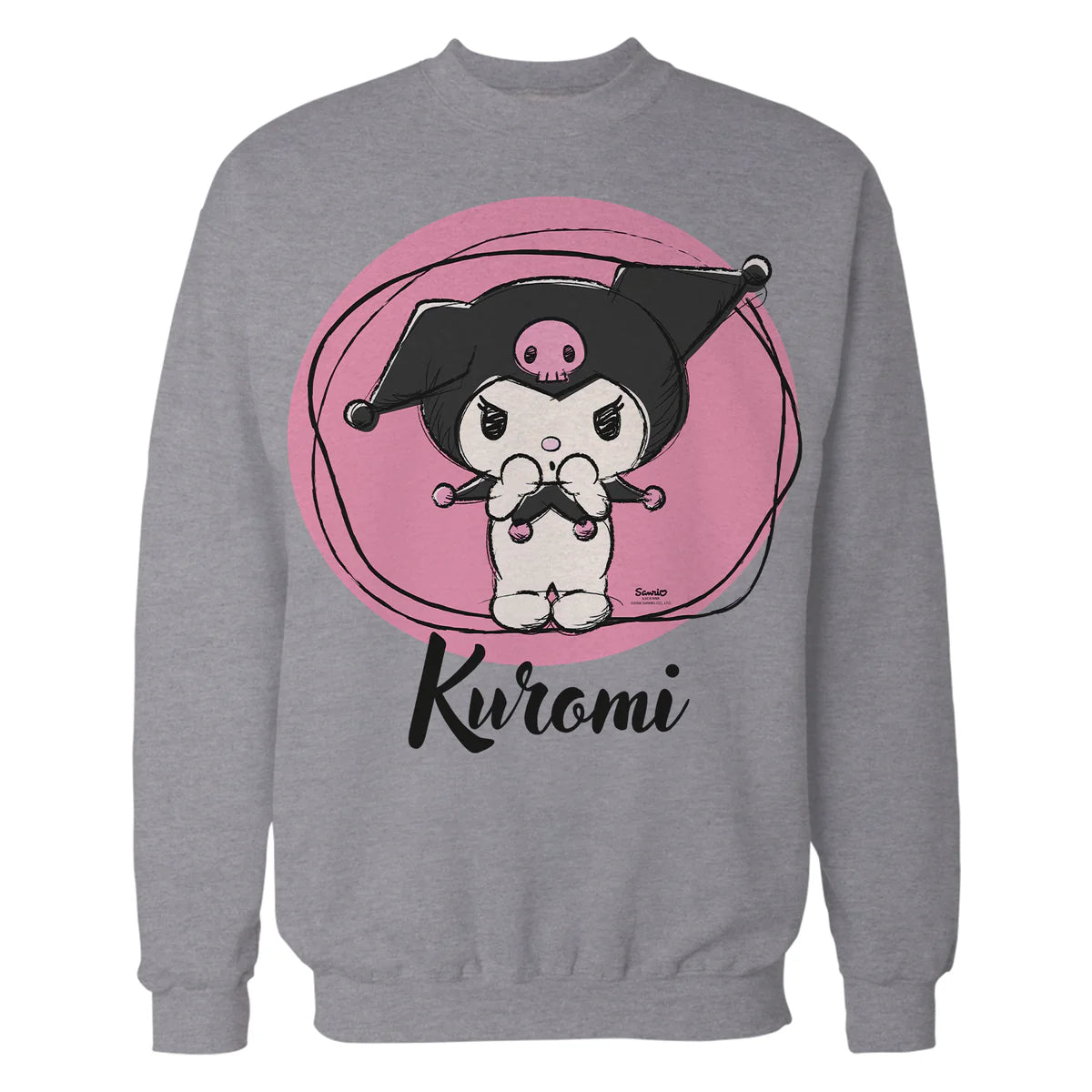 Hello Kitty Kuromi Sweet Naughty Fun Emo Rock Pose Classic Official Sweatshirt