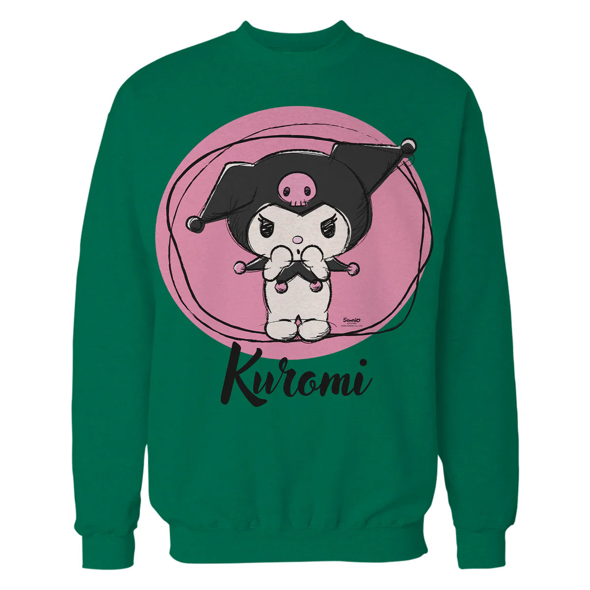 Hello Kitty Kuromi Sweet Naughty Fun Emo Rock Pose Classic Official Sweatshirt