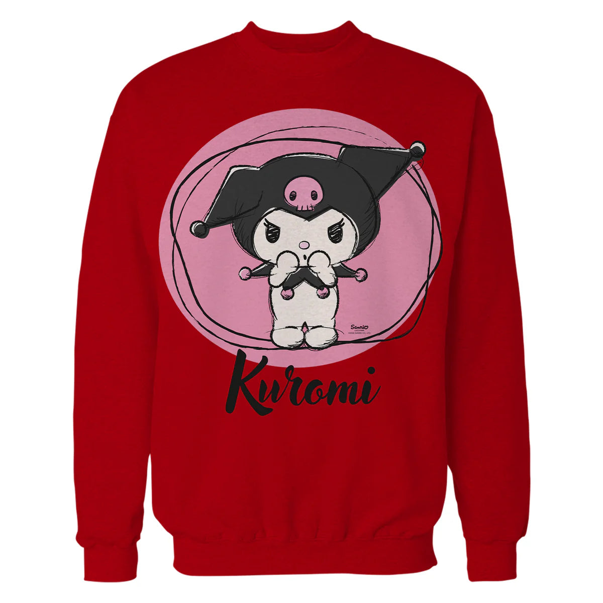 Hello Kitty Kuromi Sweet Naughty Fun Emo Rock Pose Classic Official Sweatshirt