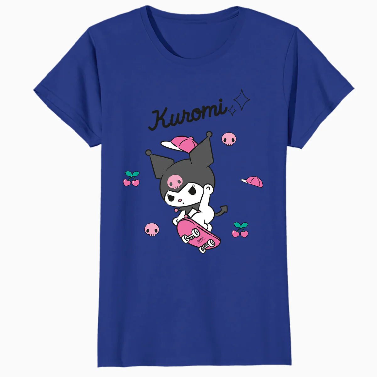 Hello Kitty Kuromi Sweet Skateboard Fun Rock Devil Classic Official Women's T-Shirt