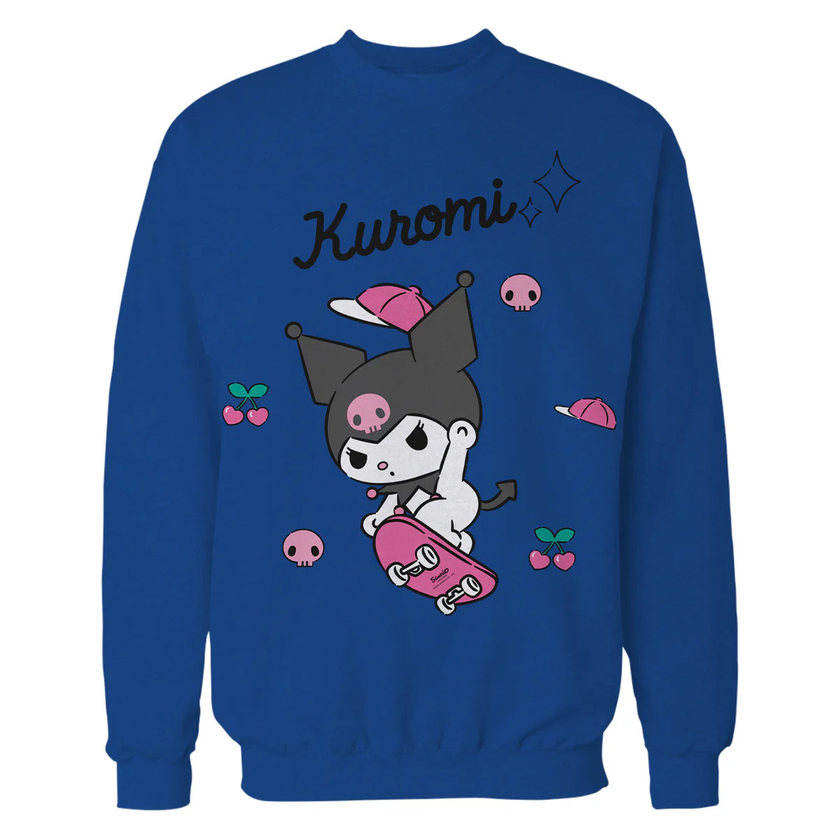 Hello Kitty Kuromi Sweet Skateboard Fun Rock Devil Classic Official Sweatshirt