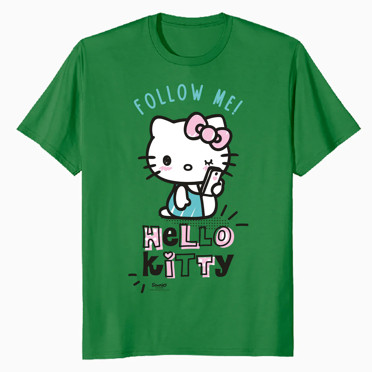 Hello Kitty Like Follow Social Friends Online Click Classic Official Men's T-Shirt