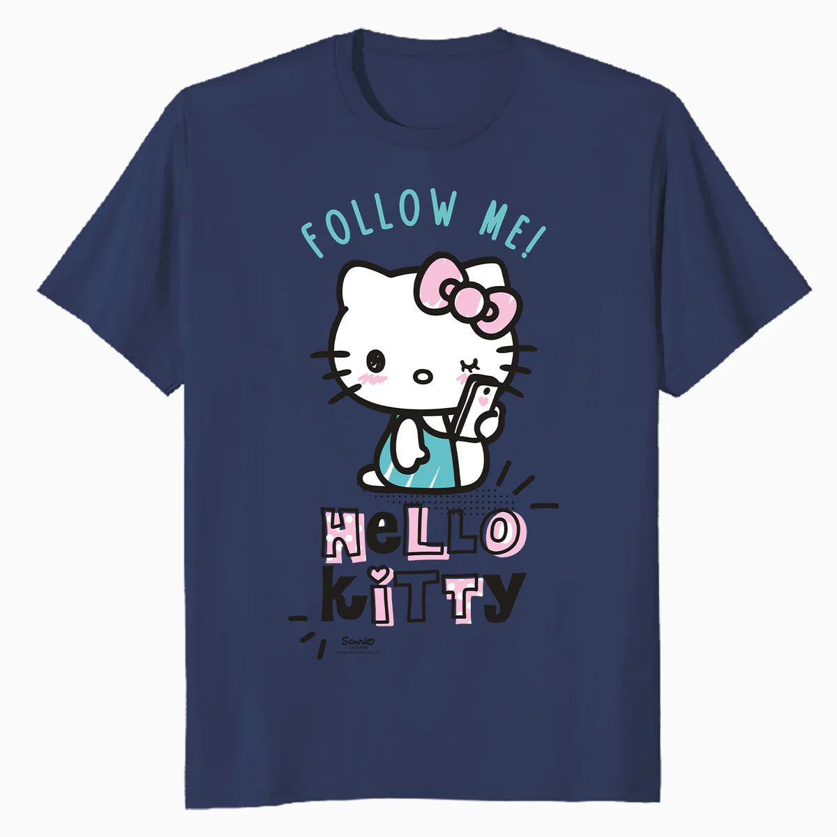 Hello Kitty Like Follow Social Friends Online Click Classic Official Men's T-Shirt