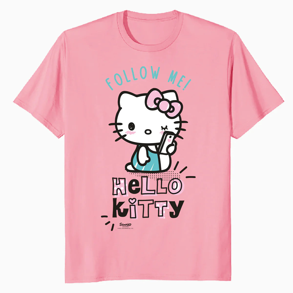 Hello Kitty Like Follow Social Friends Online Click Classic Official Men's T-Shirt