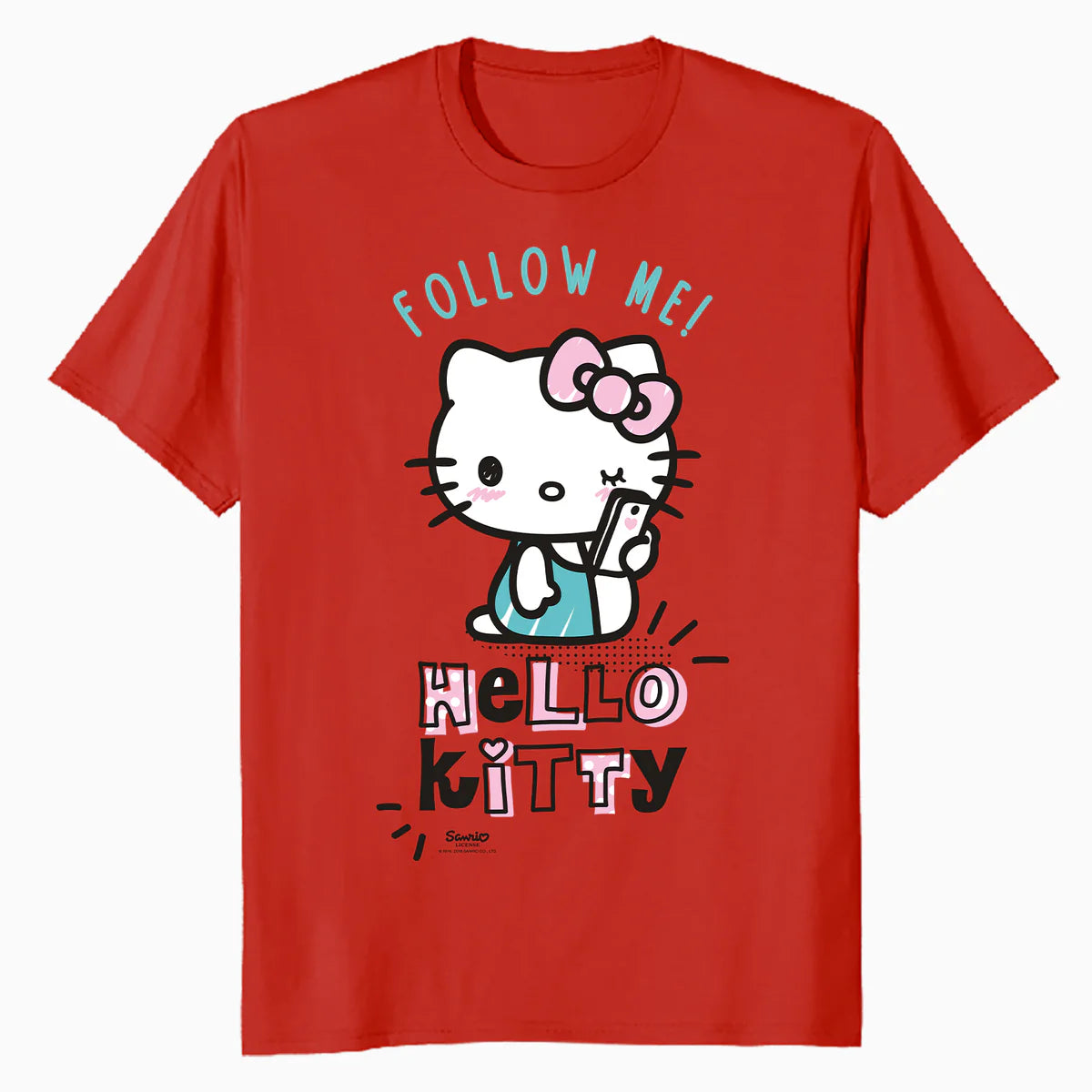 Hello Kitty Like Follow Social Friends Online Click Classic Official Men's T-Shirt