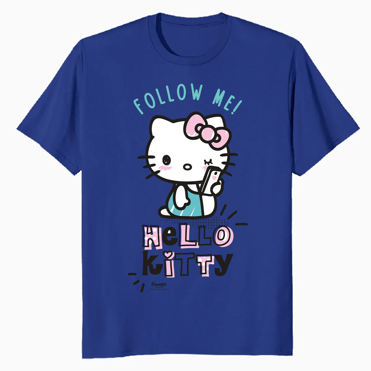 Hello Kitty Like Follow Social Friends Online Click Classic Official Men's T-Shirt