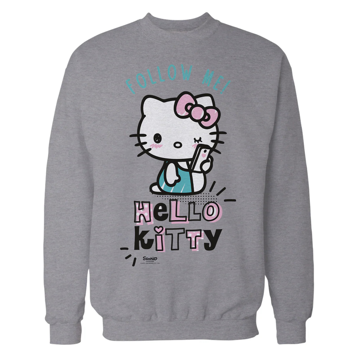 Hello Kitty Like Follow Social Friends Online Click Classic Official Sweatshirt