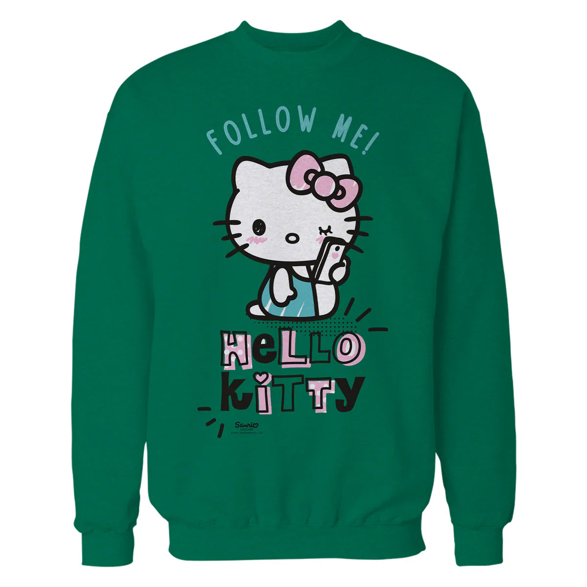 Hello Kitty Like Follow Social Friends Online Click Classic Official Sweatshirt