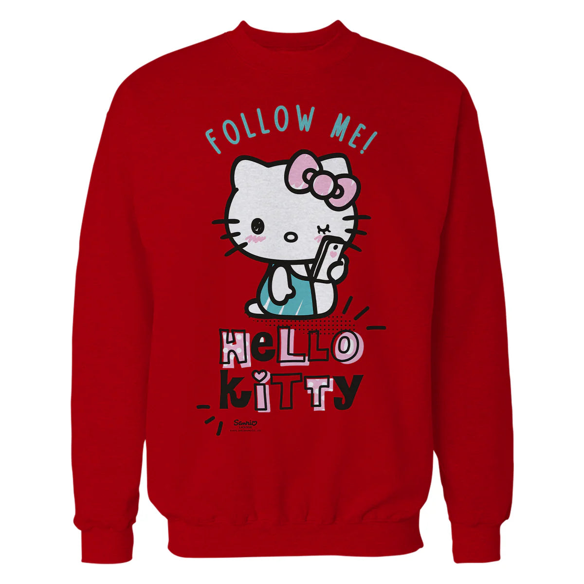 Hello Kitty Like Follow Social Friends Online Click Classic Official Sweatshirt