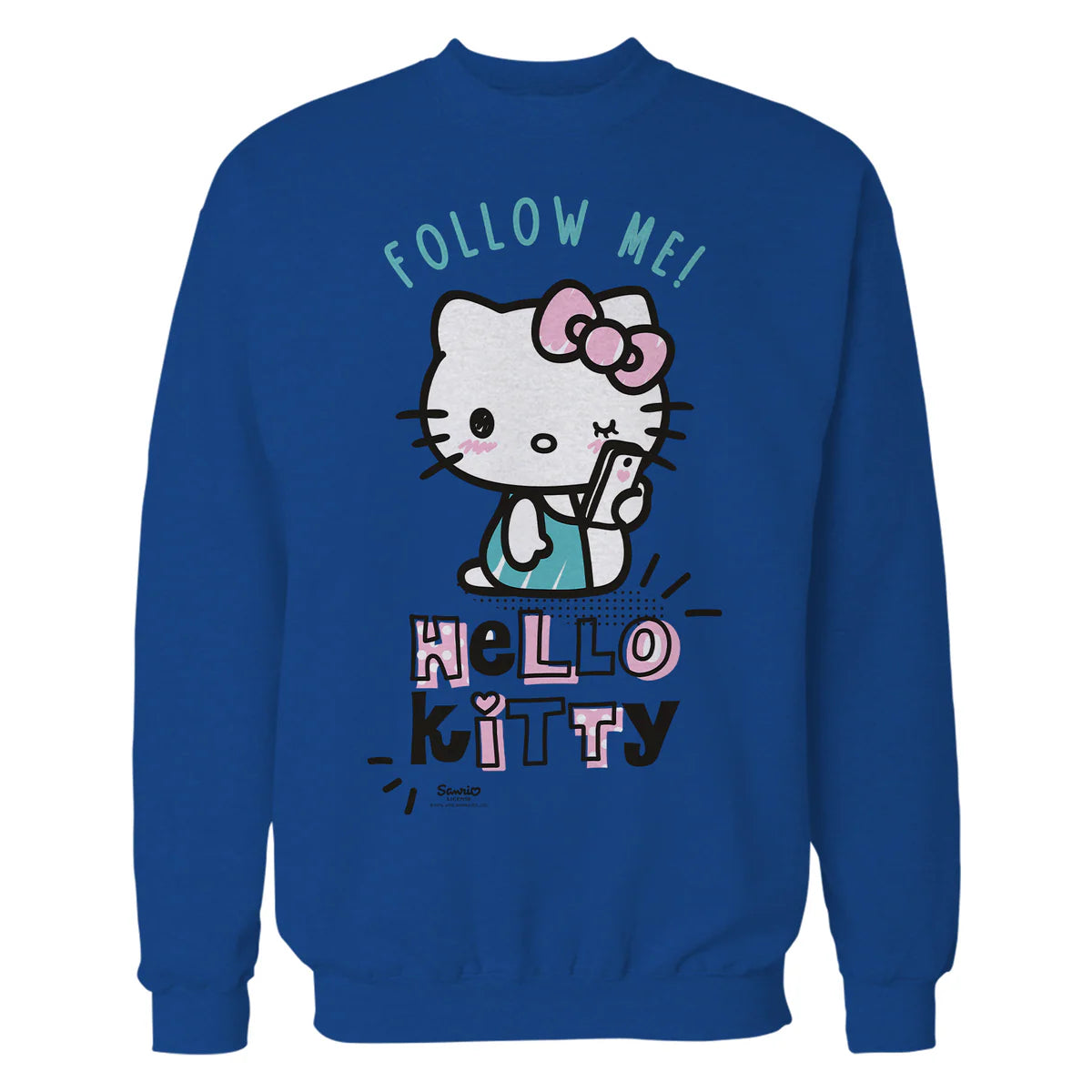 Hello Kitty Like Follow Social Friends Online Click Classic Official Sweatshirt