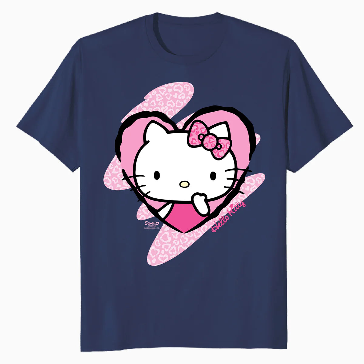 Hello Kitty Love Heart Pose Valentine Cute Fun XOXO Classic Official Men's T-Shirt