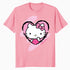 Hello Kitty Love Heart Pose Valentine Cute Fun XOXO Classic Official Men's T-Shirt