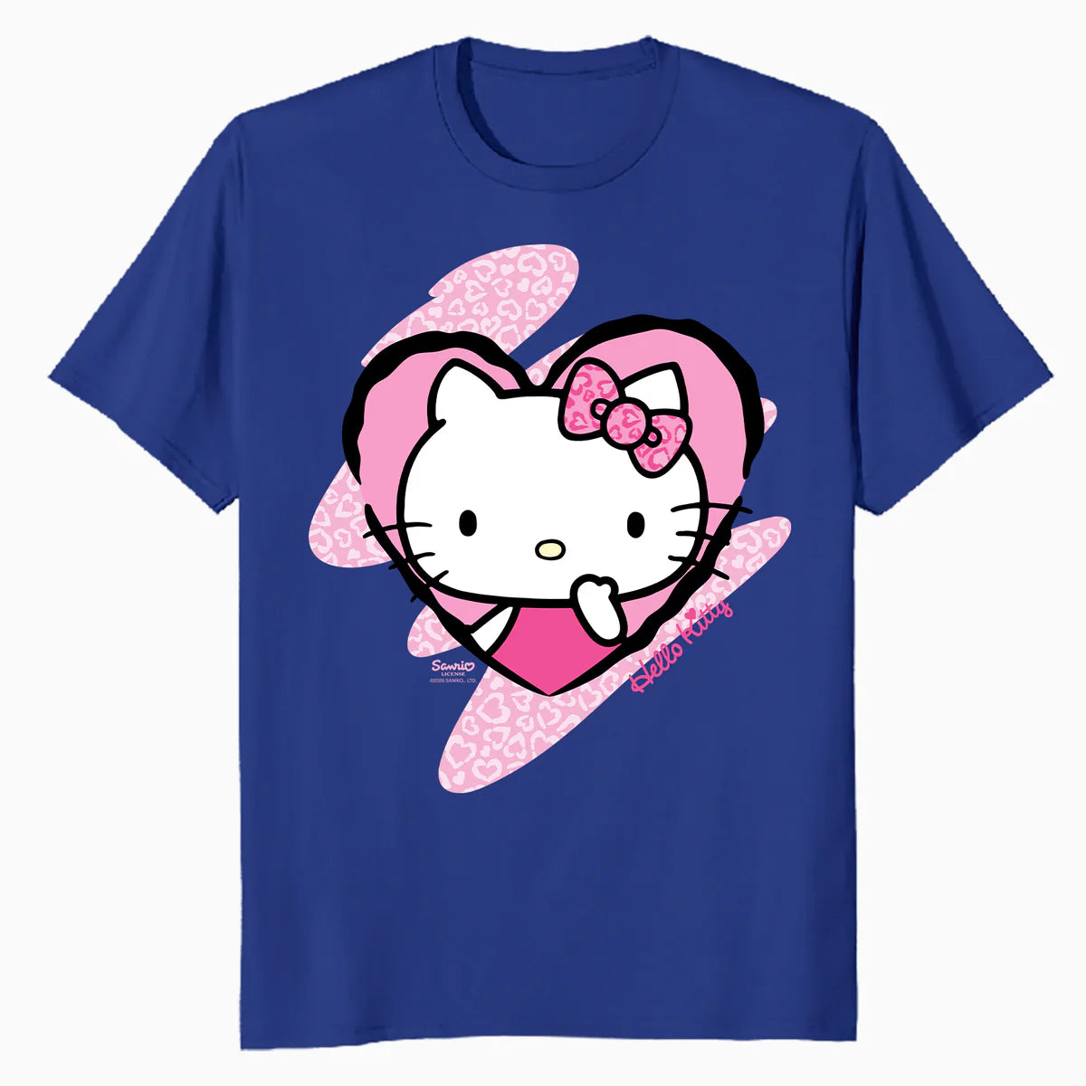 Hello Kitty Love Heart Pose Valentine Cute Fun XOXO Classic Official Men's T-Shirt