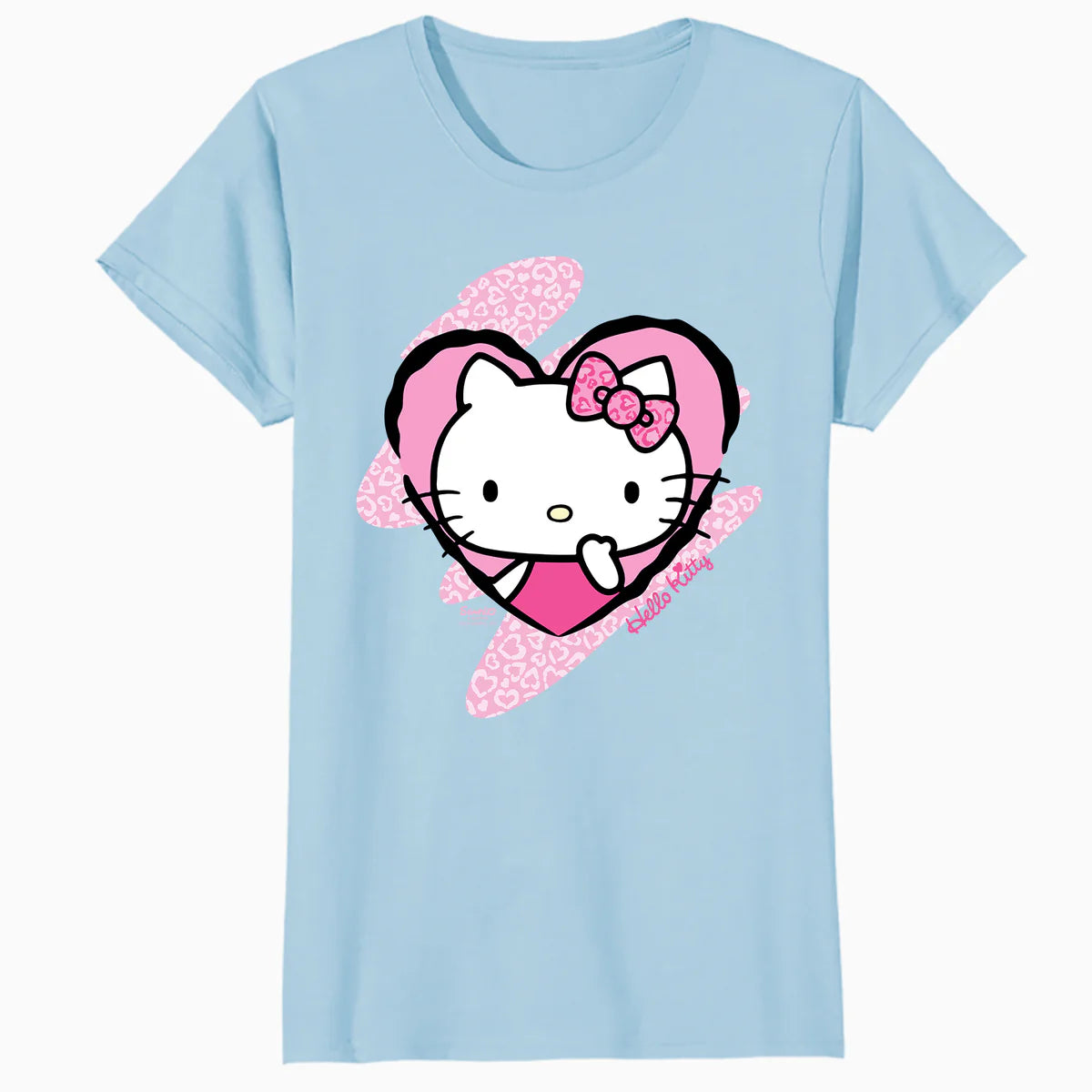 Hello Kitty Love Heart Pose Valentine Cute Fun XOXO Classic Official Women's T-Shirt