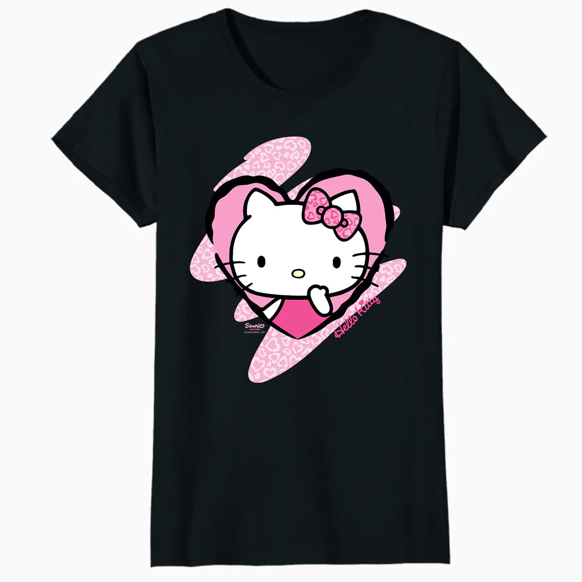 Hello Kitty Love Heart Pose Valentine Cute Fun XOXO Classic Official Women's T-Shirt