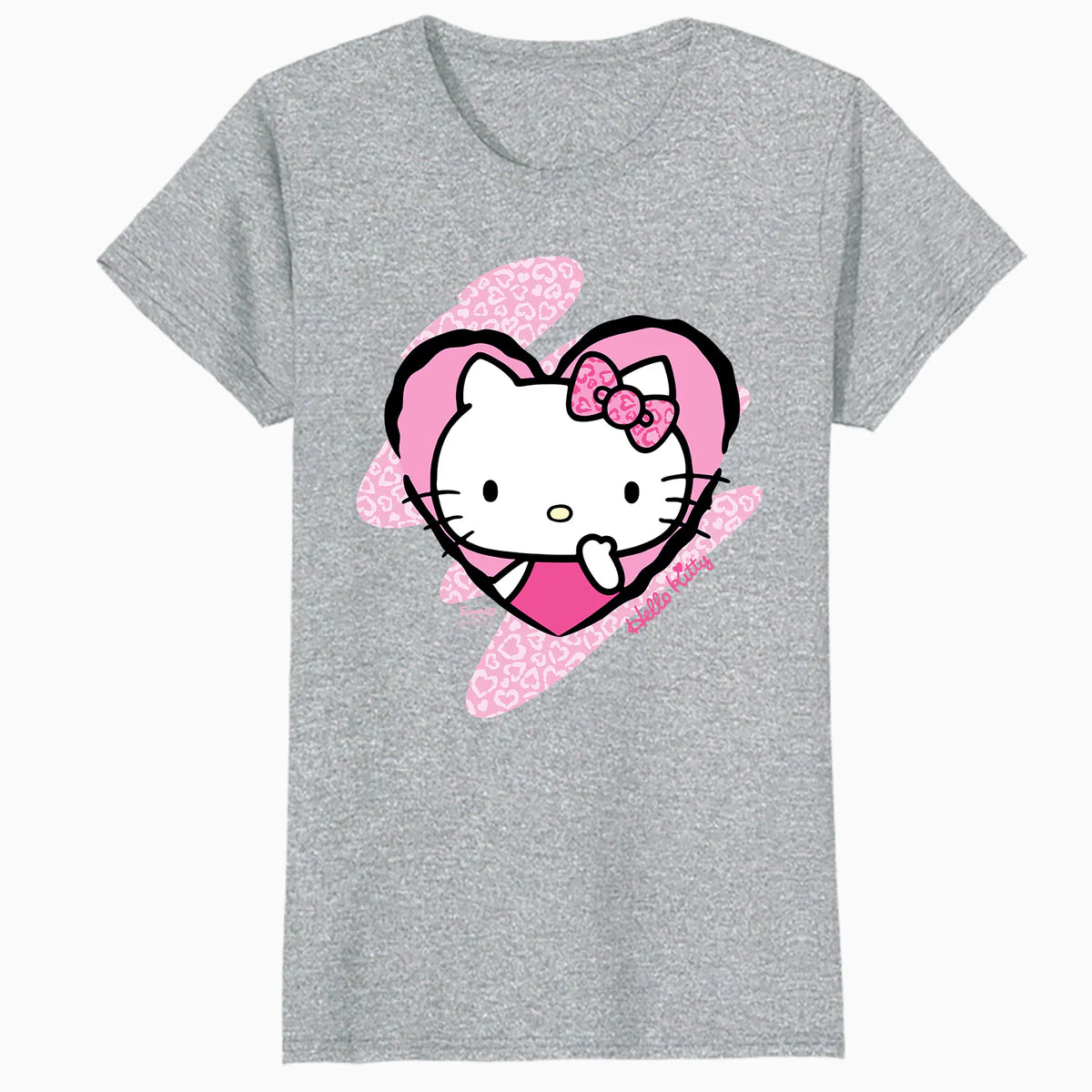 Hello Kitty Love Heart Pose Valentine Cute Fun XOXO Classic Official Women's T-Shirt