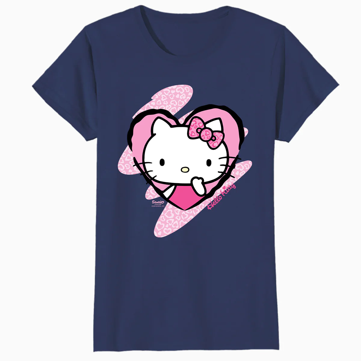 Hello Kitty Love Heart Pose Valentine Cute Fun XOXO Classic Official Women's T-Shirt