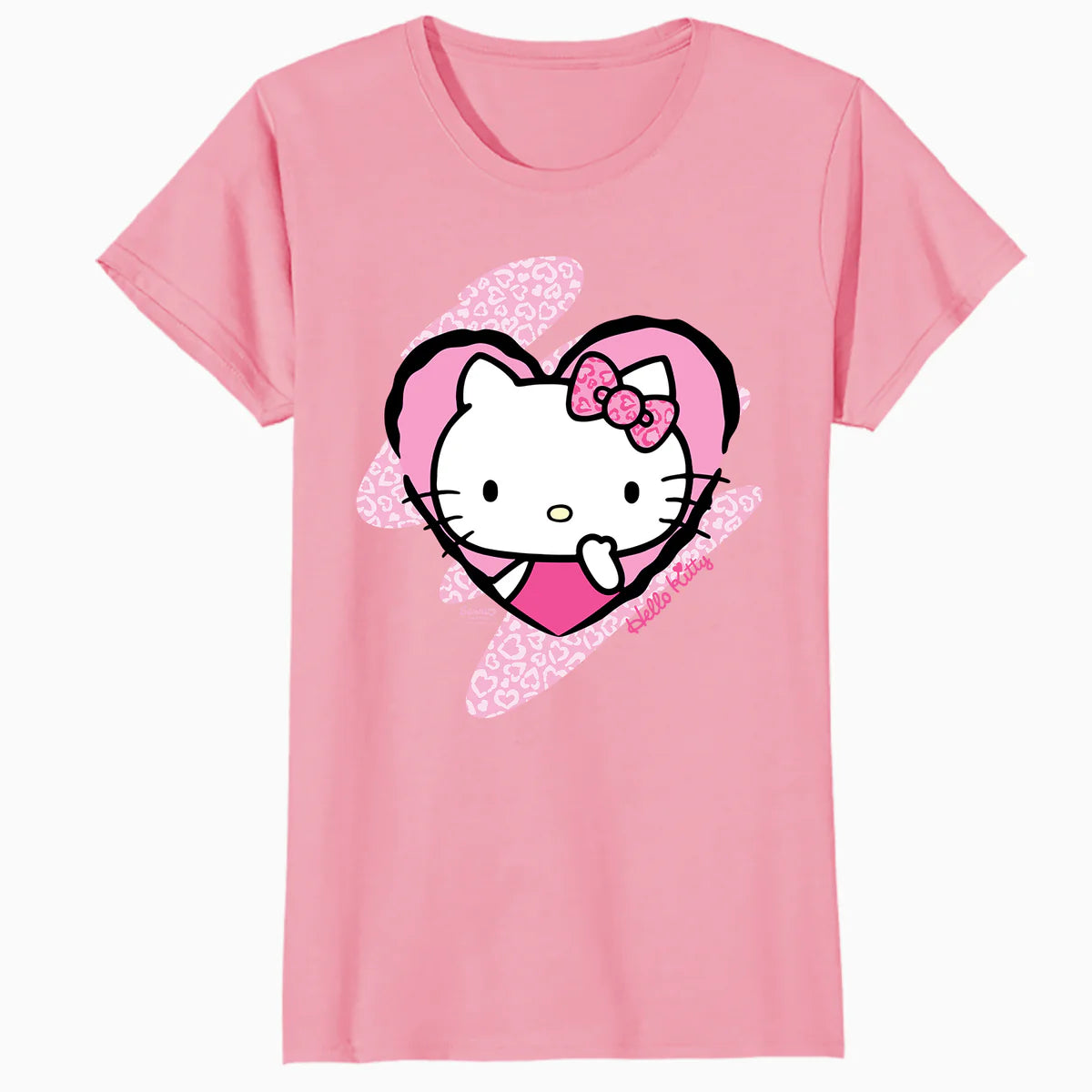 Hello Kitty Love Heart Pose Valentine Cute Fun XOXO Classic Official Women's T-Shirt