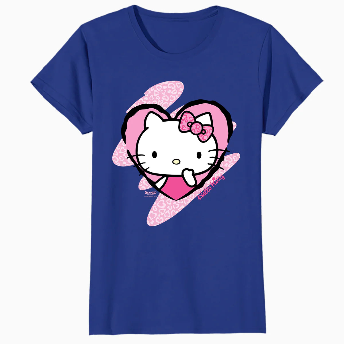 Hello Kitty Love Heart Pose Valentine Cute Fun XOXO Classic Official Women's T-Shirt