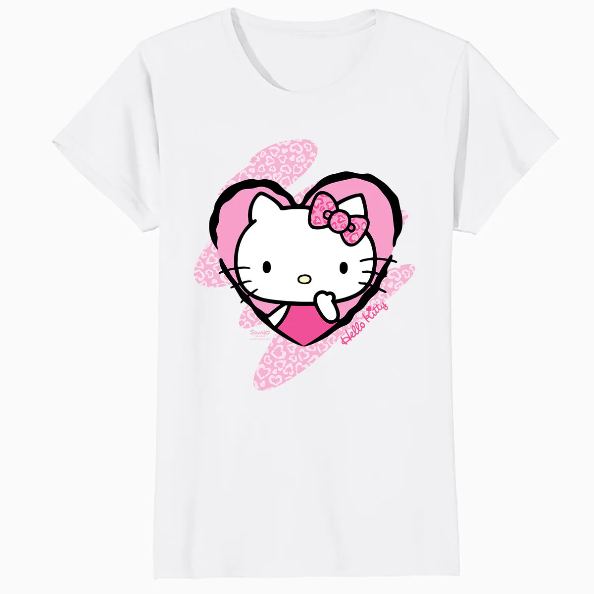 Hello Kitty Love Heart Pose Valentine Cute Fun XOXO Classic Official Women's T-Shirt