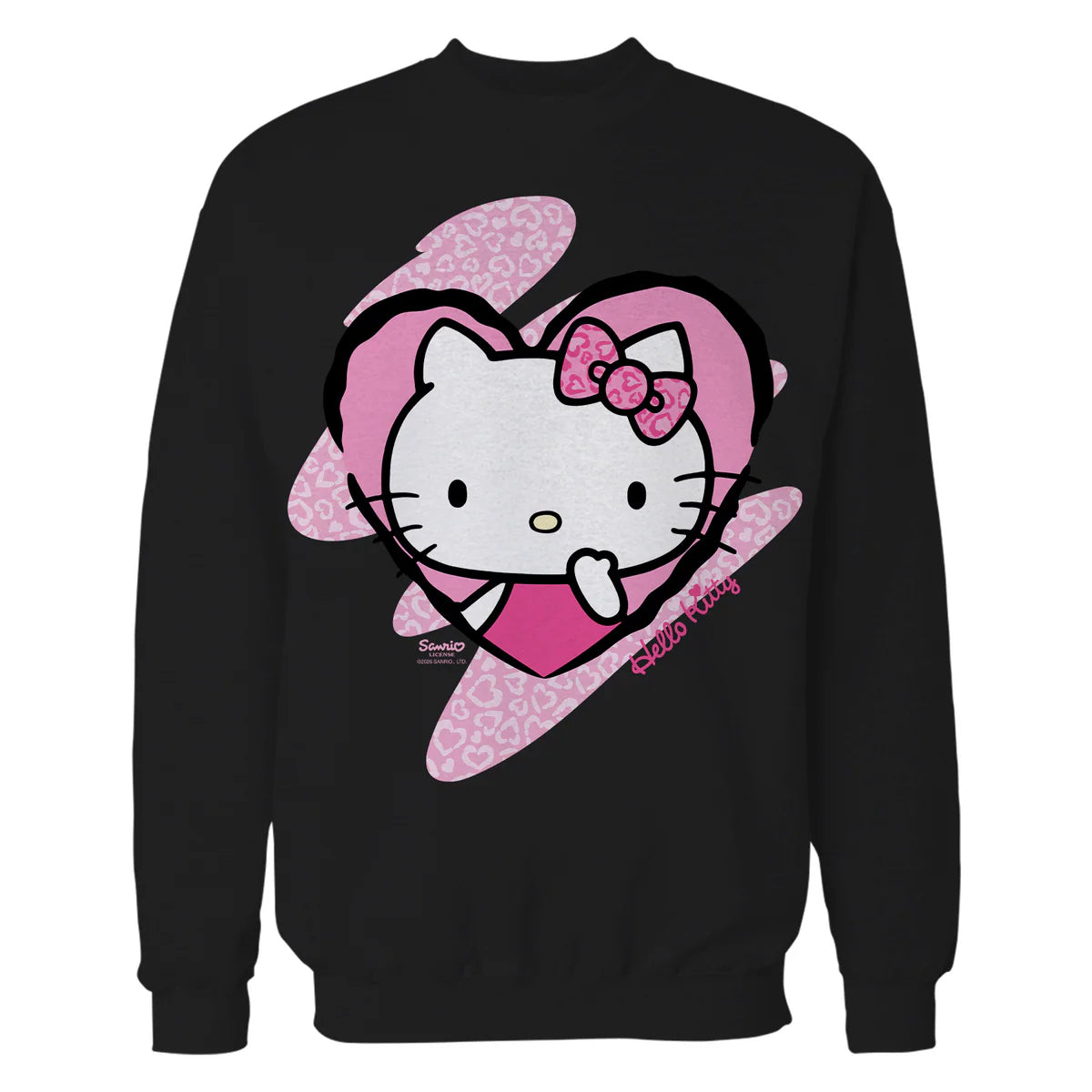 Hello Kitty Love Heart Pose Valentine Cute Fun XOXO Classic Official Sweatshirt