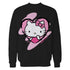 Hello Kitty Love Heart Pose Valentine Cute Fun XOXO Classic Official Sweatshirt