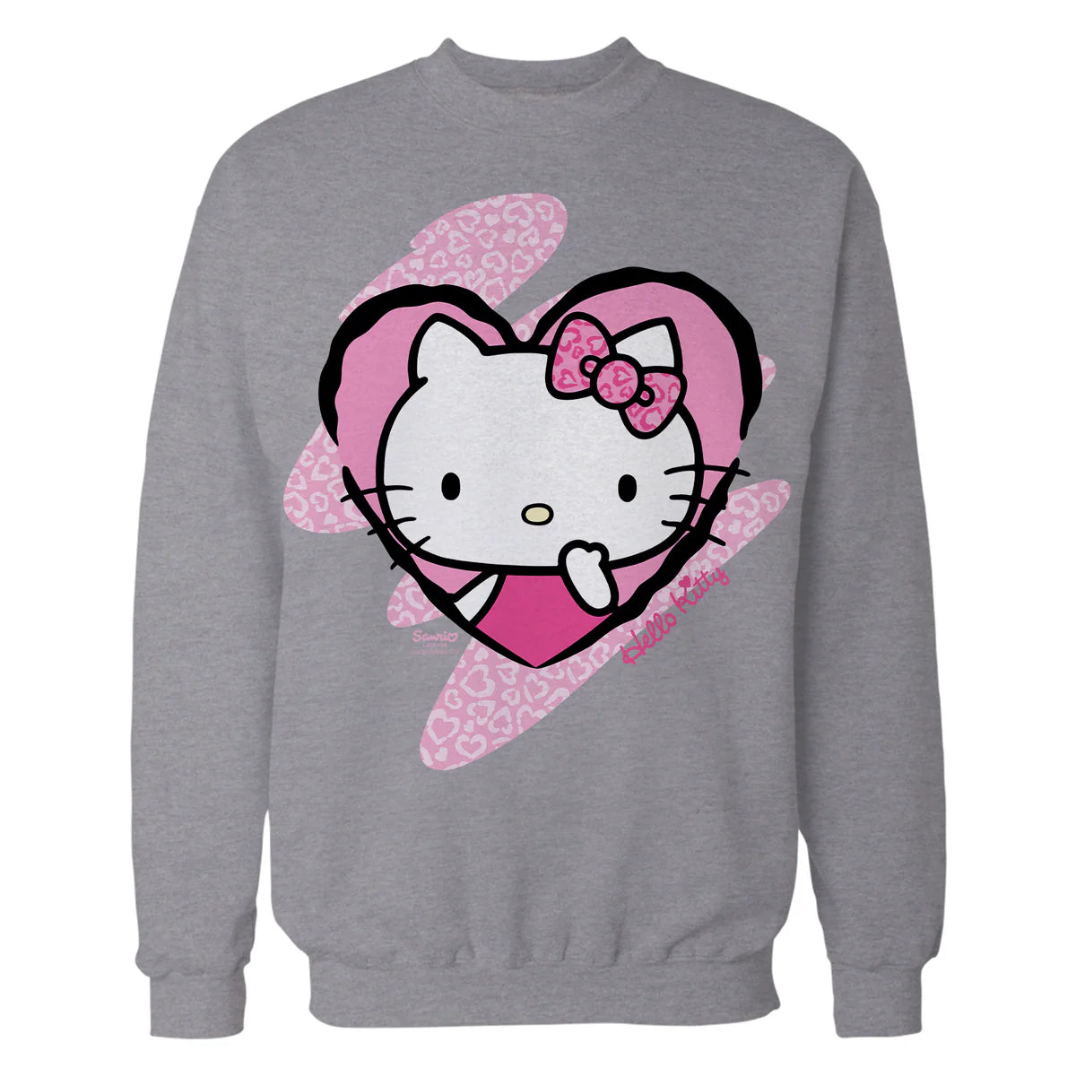 Hello Kitty Love Heart Pose Valentine Cute Fun XOXO Classic Official Sweatshirt