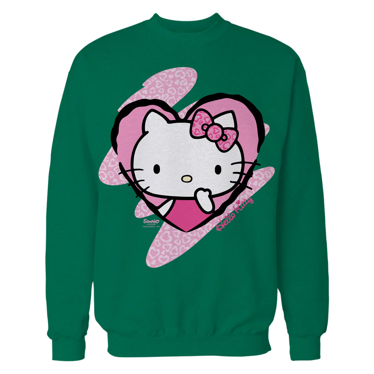 Hello Kitty Love Heart Pose Valentine Cute Fun XOXO Classic Official Sweatshirt