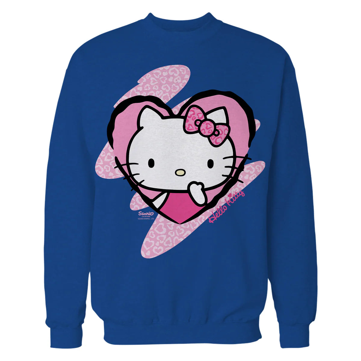 Hello Kitty Love Heart Pose Valentine Cute Fun XOXO Classic Official Sweatshirt