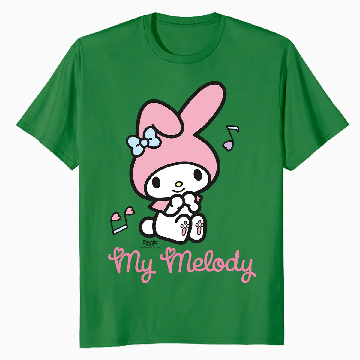 Hello Kitty Melody Cute Hearts Pose XOXO Love Music Classic Official Men's T-Shirt
