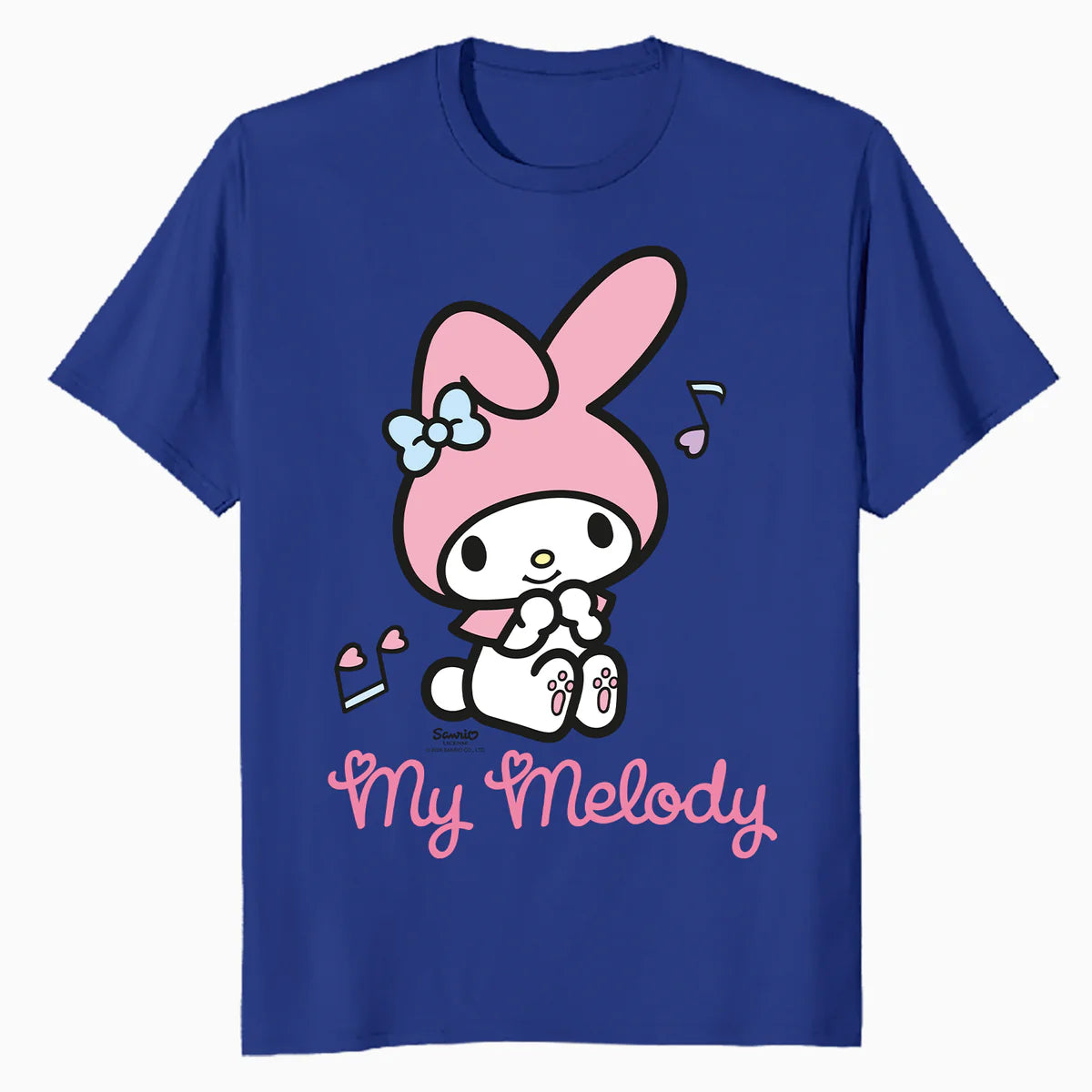 Hello Kitty Melody Cute Hearts Pose XOXO Love Music Classic Official Men's T-Shirt