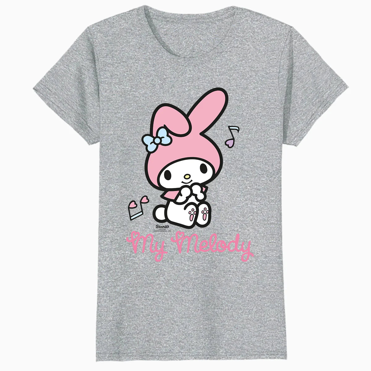 Hello Kitty Melody Cute Hearts Pose XOXO Love Music Classic Official Women's T-Shirt