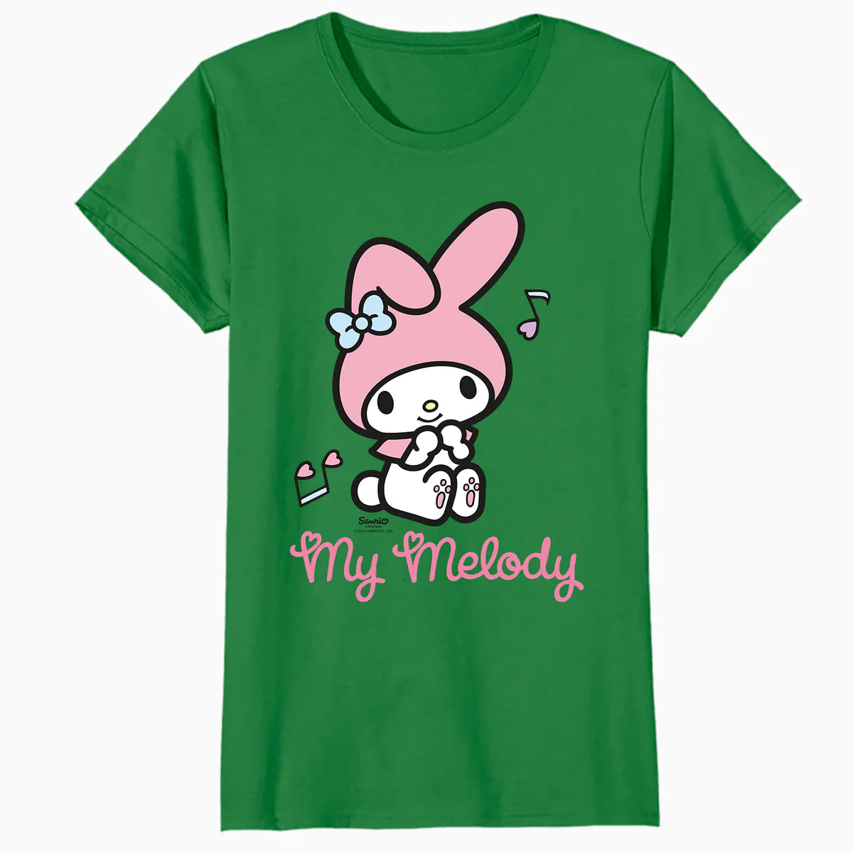 Hello Kitty Melody Cute Hearts Pose XOXO Love Music Classic Official Women's T-Shirt