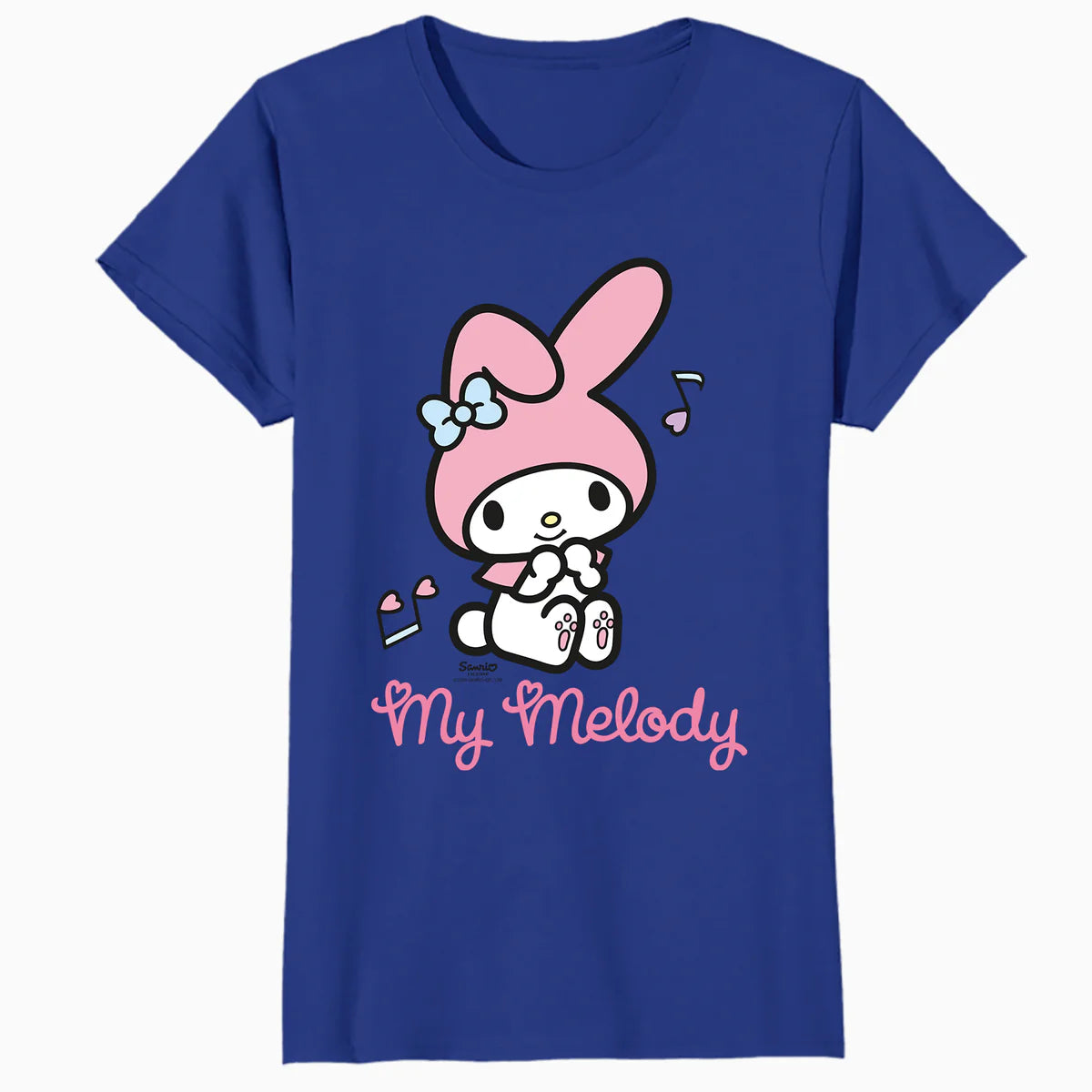 Hello Kitty Melody Cute Hearts Pose XOXO Love Music Classic Official Women's T-Shirt