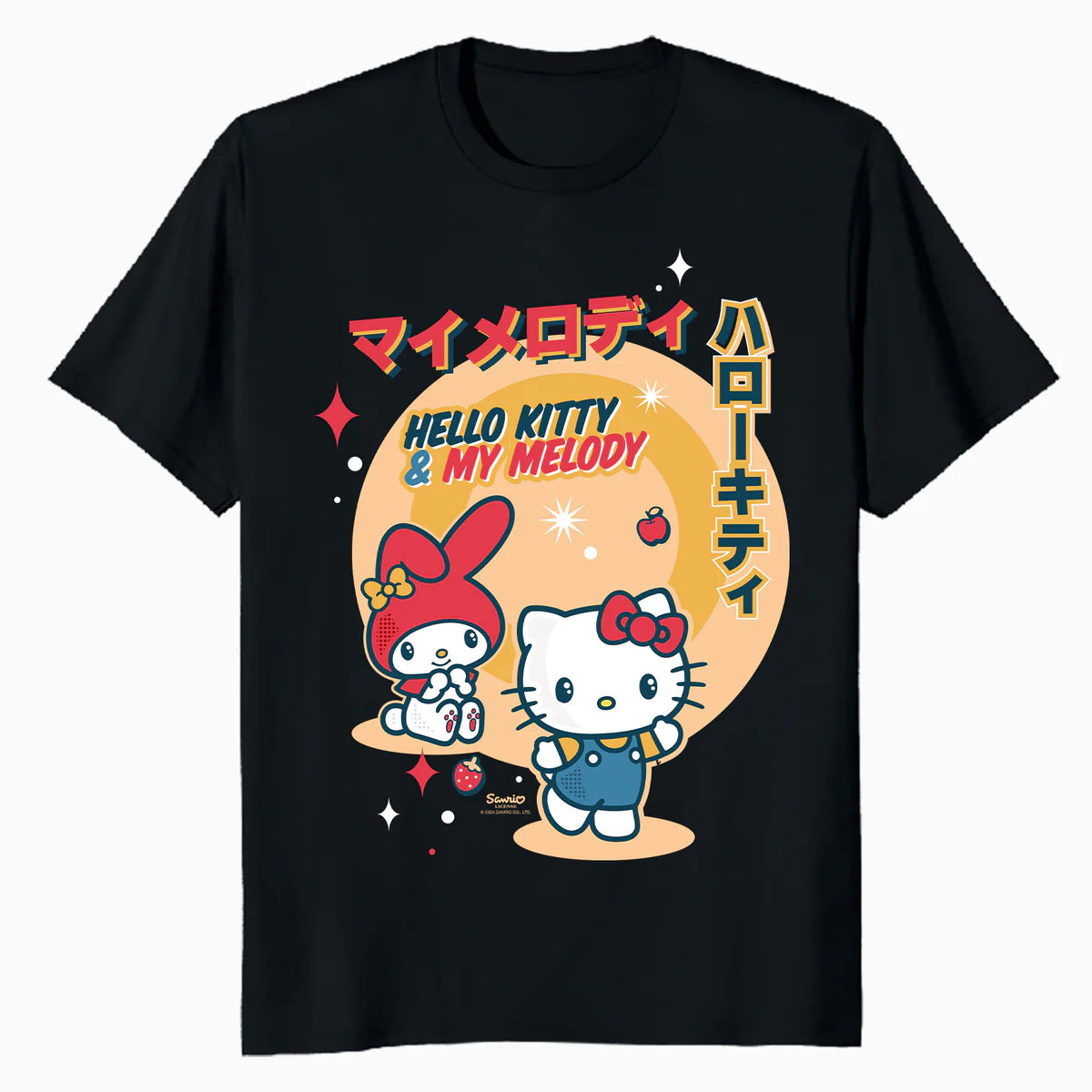 Hello Kitty Melody Tokyo Japan Happy Cute Friends Classic Official Men's T-Shirt