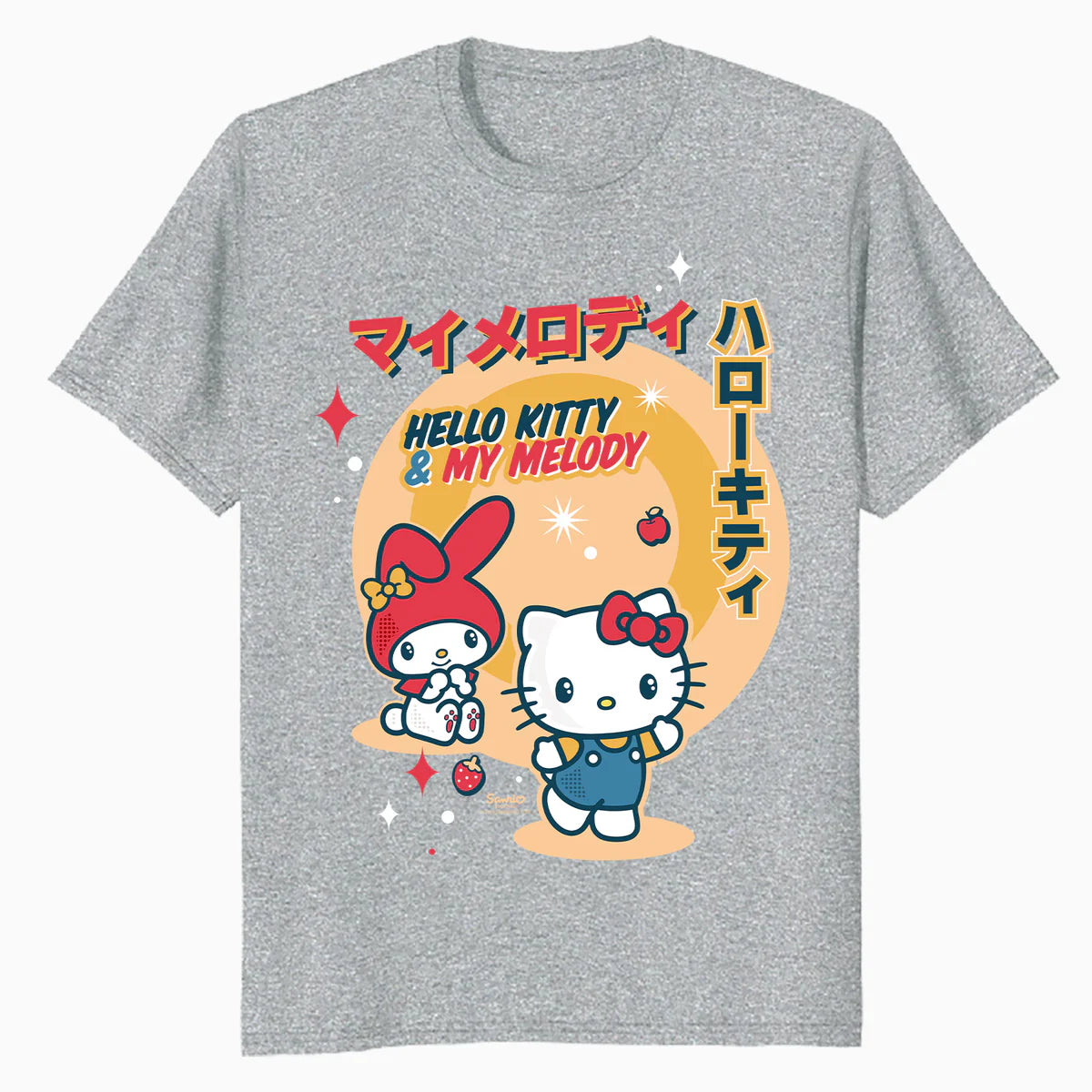 Hello Kitty Melody Tokyo Japan Happy Cute Friends Classic Official Men's T-Shirt