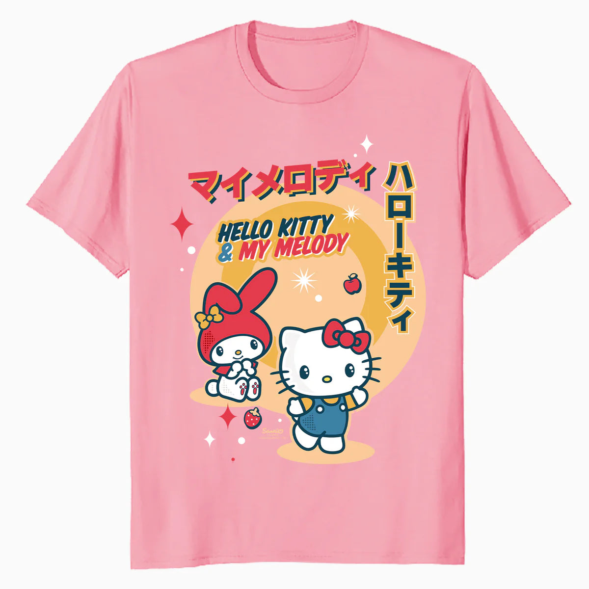 Hello Kitty Melody Tokyo Japan Happy Cute Friends Classic Official Men's T-Shirt