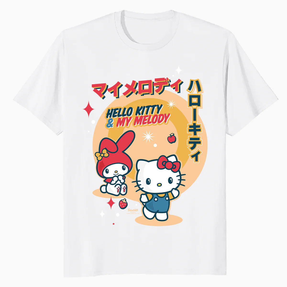 Hello Kitty Melody Tokyo Japan Happy Cute Friends Classic Official Men's T-Shirt