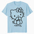 Hello Kitty Outline Sweet Cute Bow XOXO Character Pose Retro Official Men's T-Shirt