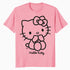 Hello Kitty Outline Sweet Cute Bow XOXO Character Pose Retro Official Men's T-Shirt