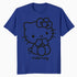Hello Kitty Outline Sweet Cute Bow XOXO Character Pose Retro Official Men's T-Shirt