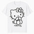 Hello Kitty Outline Sweet Cute Bow XOXO Character Pose Retro Official Men's T-Shirt