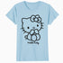 Hello Kitty Outline Sweet Cute Bow XOXO Character Pose Retro Official Women's T-Shirt