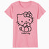 Hello Kitty Outline Sweet Cute Bow XOXO Character Pose Retro Official Women's T-Shirt