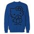 Hello Kitty Outline Sweet Cute Bow XOXO Character Pose Retro Official Sweatshirt