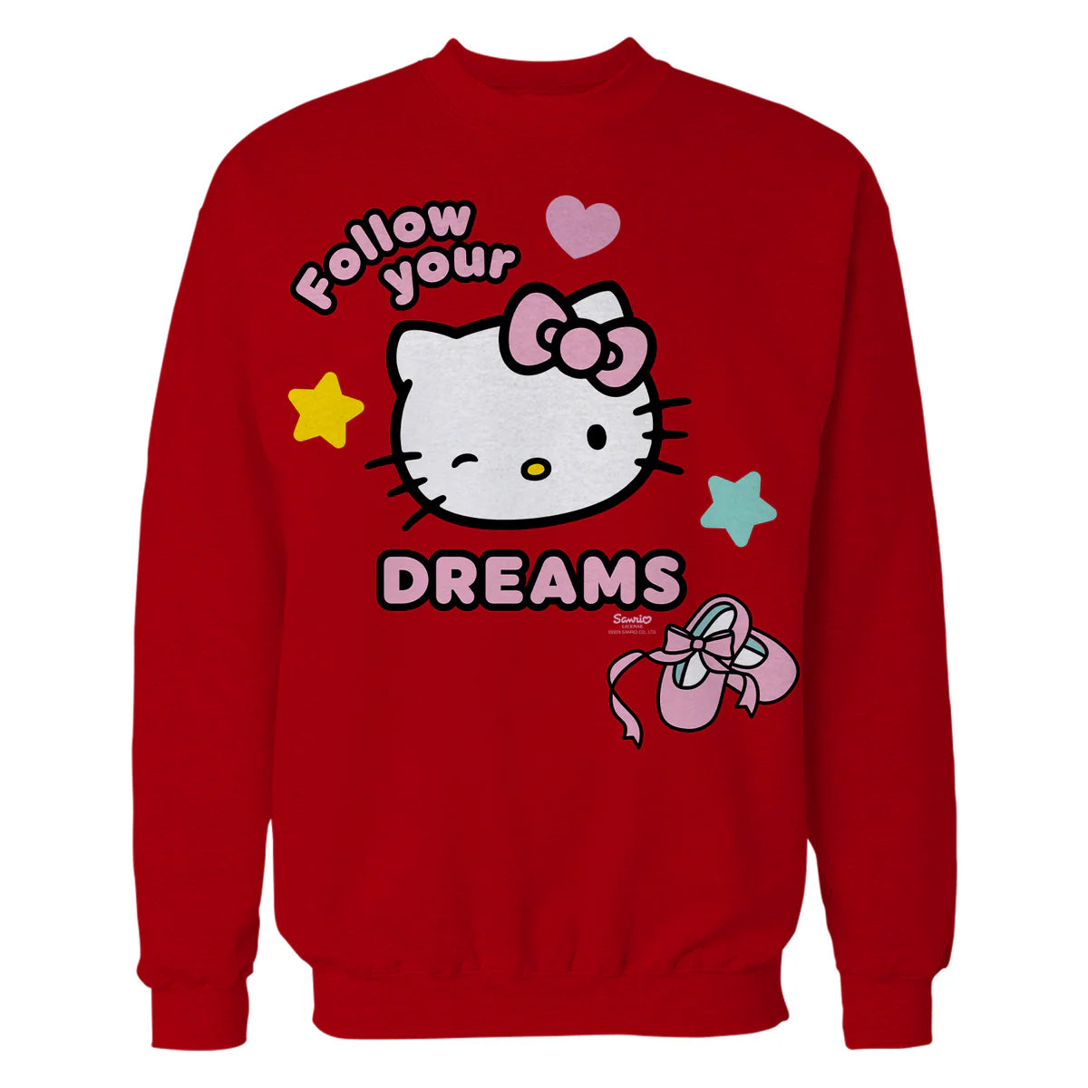 Hello Kitty Passion Success Dreams Cute Friendship Classic Official Sweatshirt