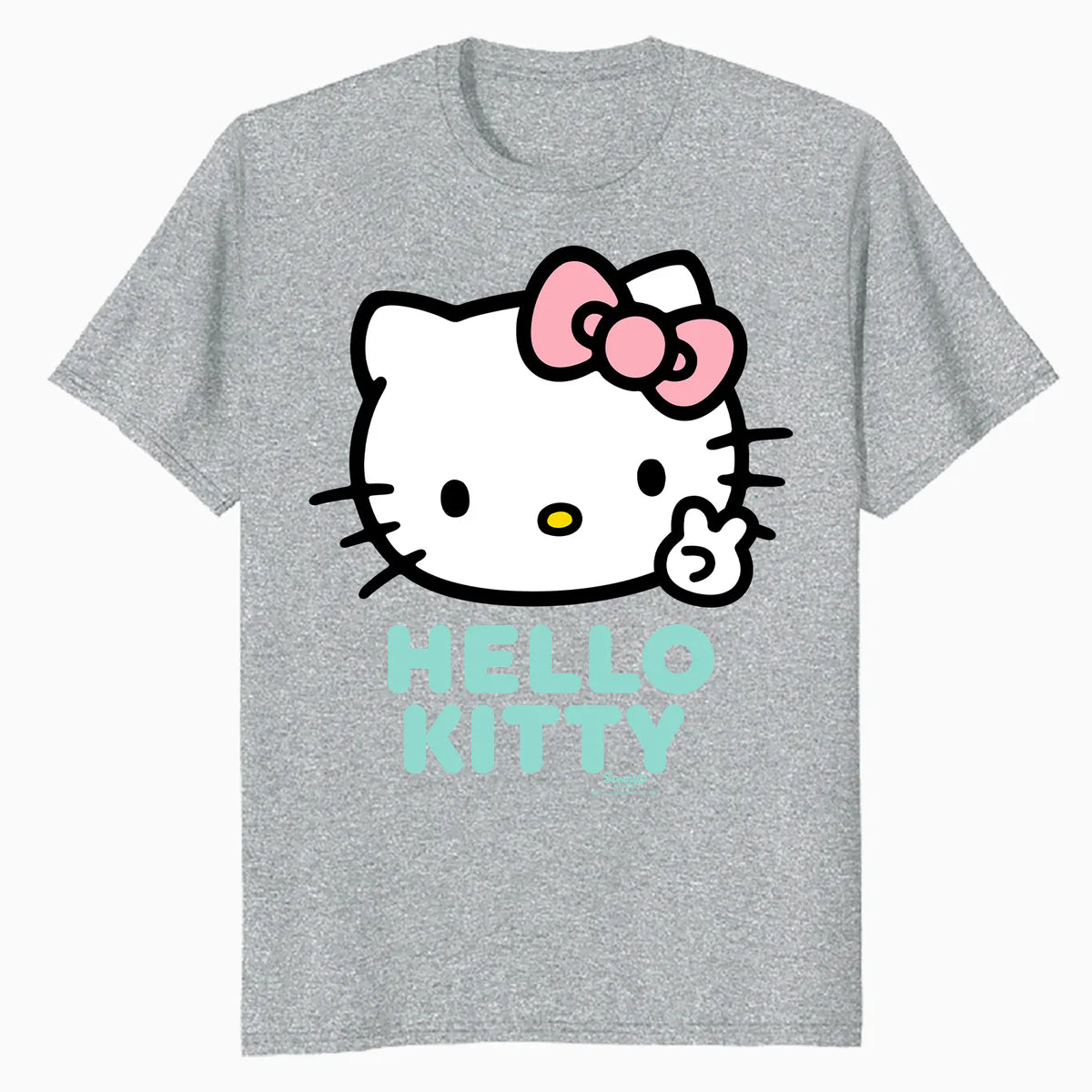 Hello Kitty Peace Love XOXO Sweet Friendship Pose Classic Official Men's T-Shirt