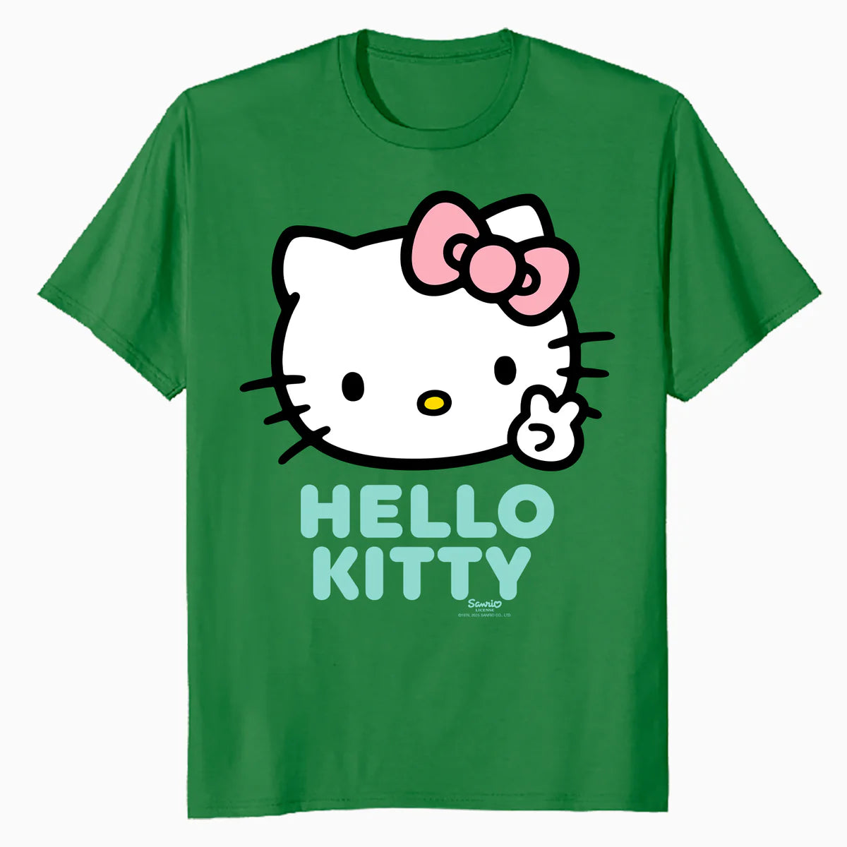 Hello Kitty Peace Love XOXO Sweet Friendship Pose Classic Official Men's T-Shirt