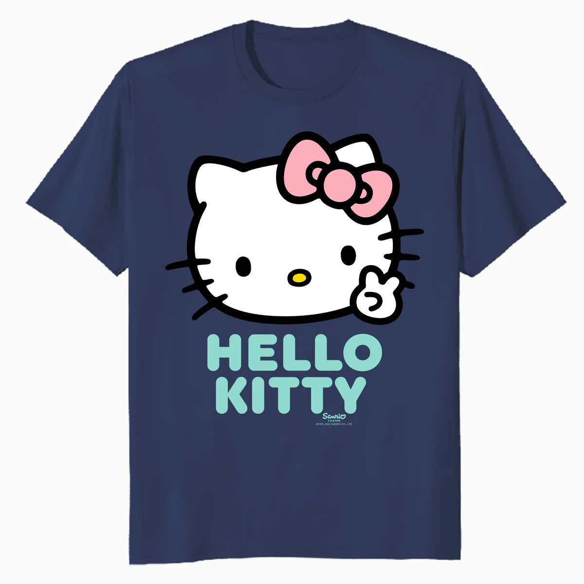 Hello Kitty Peace Love XOXO Sweet Friendship Pose Classic Official Men's T-Shirt